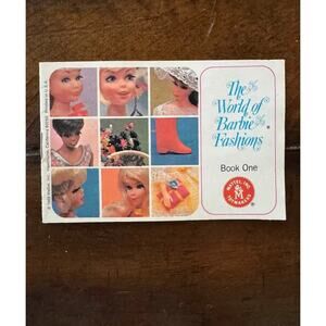 VINTAGE 1968 THE WORLD OF BARBIE BOOK ONE (1) BOOKLET-USA